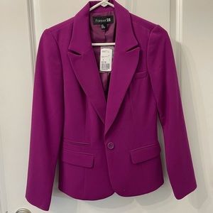 Violet/purple blazer